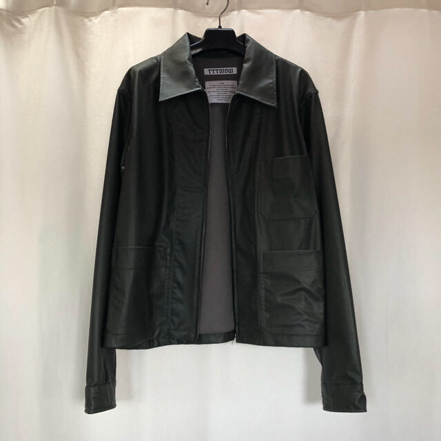 TTT_MSW fake leather jacket メンズのジャケット/アウター(レザージャケット)の商品写真