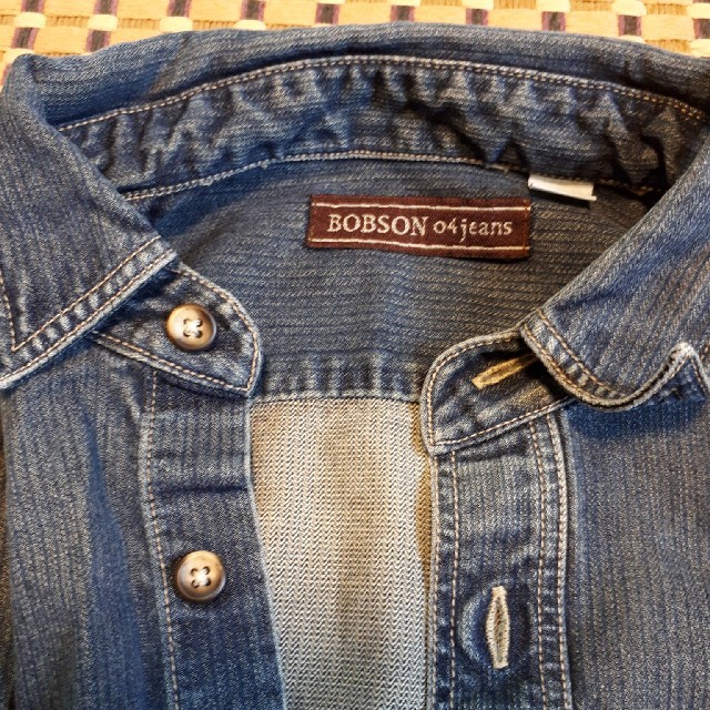 BOBSON(ボブソン)のデニムシャツ　キッズ　ボブソン キッズ/ベビー/マタニティのキッズ服男の子用(90cm~)(ブラウス)の商品写真