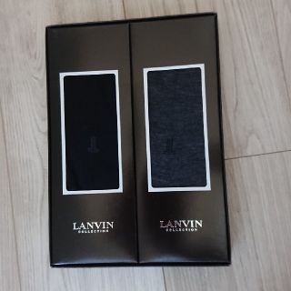 ランバン(LANVIN)の箱入り新品LANVINビジネス靴下(ソックス)