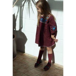 ボンポワン(Bonpoint)の新品【Apolina】これからの季節にお勧め★Francoise Dress★M(ワンピース)