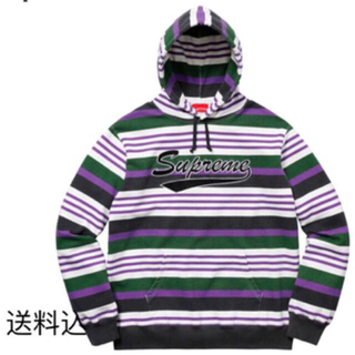 シュプリーム(Supreme)のSupreme Striped Hooded Sweatshirt S size(パーカー)