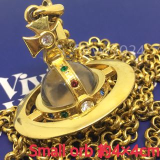 ヴィヴィアンウエストウッド(Vivienne Westwood)の旧スモールオーブネックレス ゴールド(ネックレス)