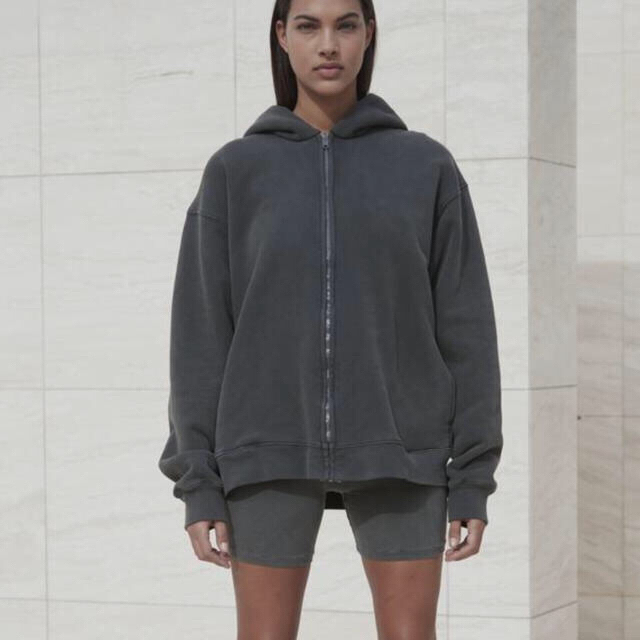 新品 yeezy season6 UNISEX ZIPUP HOODIE