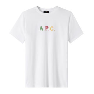 アーペーセー(A.P.C)のA.P.C ロゴTシャツ S ホワイト 白(Tシャツ(半袖/袖なし))