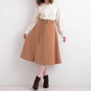 マジェスティックレゴン(MAJESTIC LEGON)のMAJESTIC LEGON ベルテッドミディスカート(ひざ丈スカート)