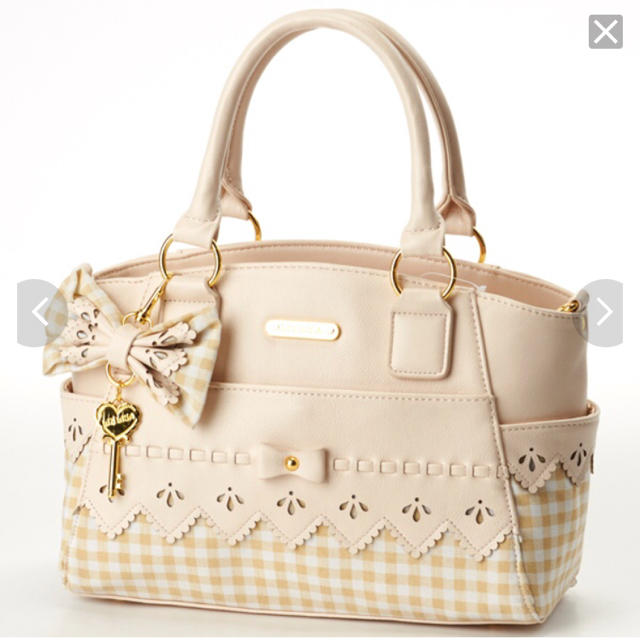 LIZ LISA(リズリサ)のリズリサ ギンガムチェックバッグ レディースのバッグ(ハンドバッグ)の商品写真