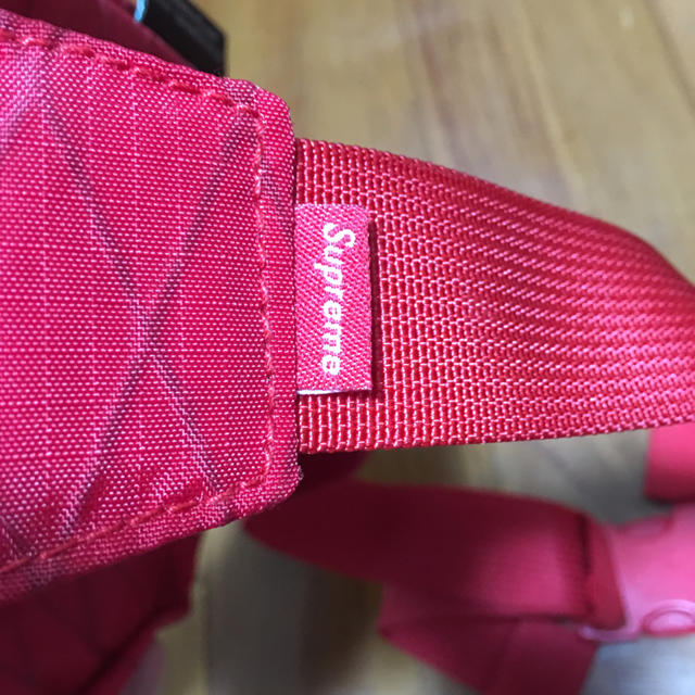 supreme  waist bag red