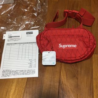 シュプリーム(Supreme)のsupreme  waist bag red(ウエストポーチ)