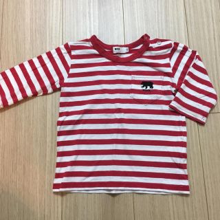 ワスク(WASK)のWASKボーダーT 七分袖 90サイズ(Tシャツ/カットソー)