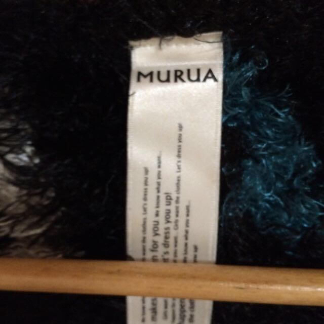 MURUA(ムルーア)のMURUA シャギーニットロングCD レディースのトップス(カーディガン)の商品写真