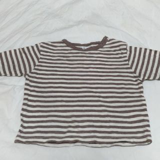 ムジルシリョウヒン(MUJI (無印良品))の無印良品　長袖　ボーダー　Tシャツ　(Ｔシャツ)