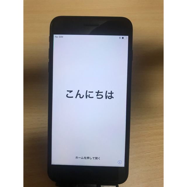 スマートフォン本体apple iPhone7Plus 128GB au jetblack