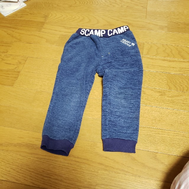 しまむら(シマムラ)の専用です！　scamp camp　100サイズ　フリースパンツ キッズ/ベビー/マタニティのキッズ服男の子用(90cm~)(パンツ/スパッツ)の商品写真