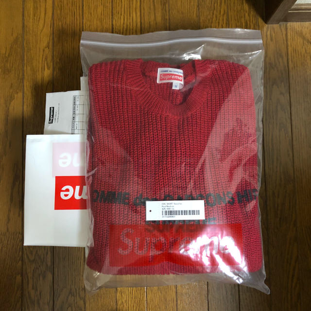 supreme comme des garcons sweaterメンズ