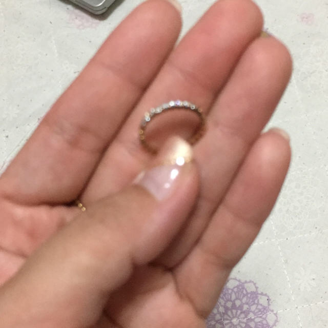 ダイヤRING✨ハーフエタニティ💍 レディースのアクセサリー(リング(指輪))の商品写真