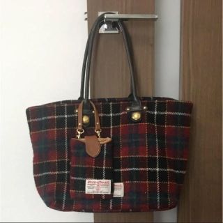 ハリスツイード(Harris Tweed)の〔秋冬〕ハリスツイード チェックトート(トートバッグ)