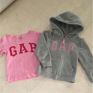 ベビーギャップ(babyGAP)のGAP パーカーとシャツセット(ニット)