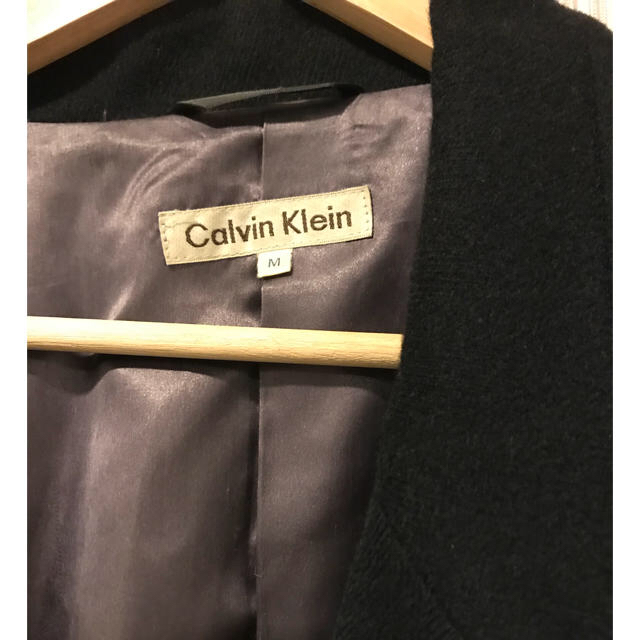 Calvin Klein(カルバンクライン)のカルヴァンクラインチェスターコートロング丈 メンズのジャケット/アウター(チェスターコート)の商品写真