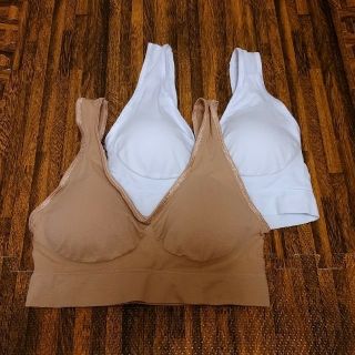 ストレスフリー ノンワイヤーブラ 2枚セット XL 妊娠期 授乳期 ナイト用(マタニティ下着)