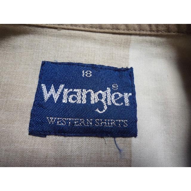 Wrangler(ラングラー)の送料込　Wrangler ラングラー　ノーカラーウエスタンシャツ メンズのトップス(シャツ)の商品写真