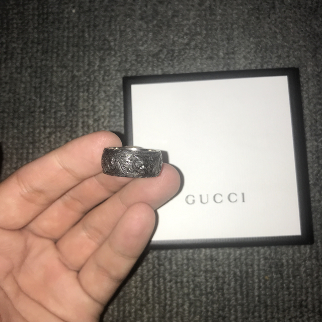 Gucci(グッチ)のGUCCI キャットシルバーリング メンズのアクセサリー(リング(指輪))の商品写真