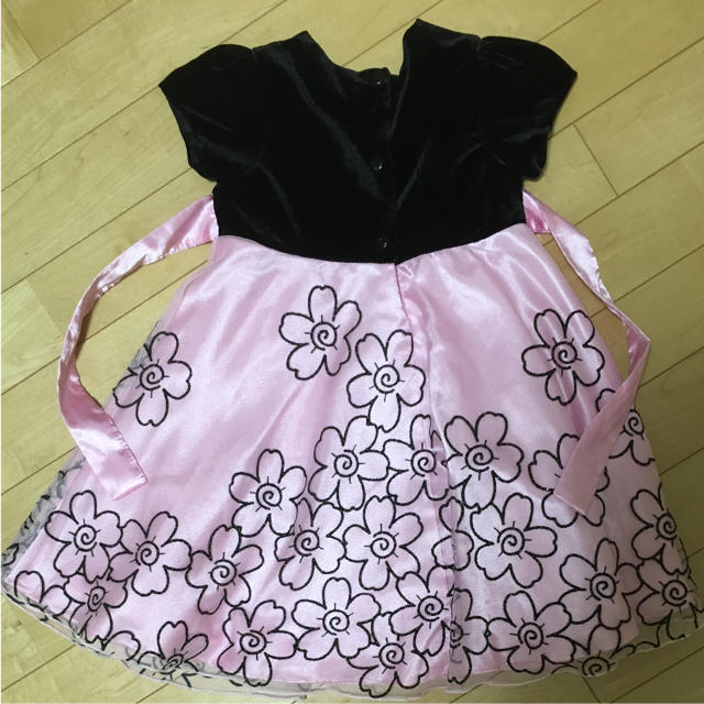 ドレス12☆GEORGE☆100サイズピンクレースドレス　ワンピース キッズ/ベビー/マタニティのキッズ服女の子用(90cm~)(ドレス/フォーマル)の商品写真