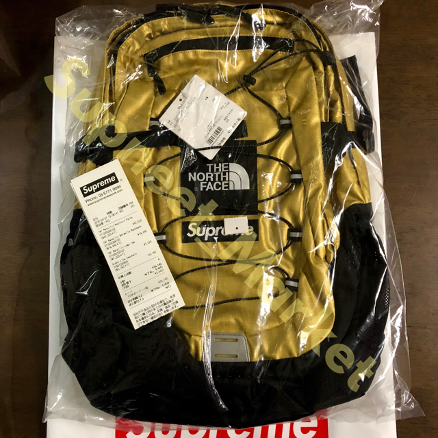 送込‼︎ Supreme×Northface バックパック メタリック