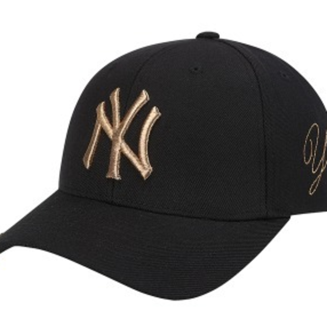 TWICE ツウィ着用 MLBKorea NY キャップ ブラックの通販 by