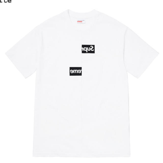 メンズLサイズ supreme CDG Box Logo Tee