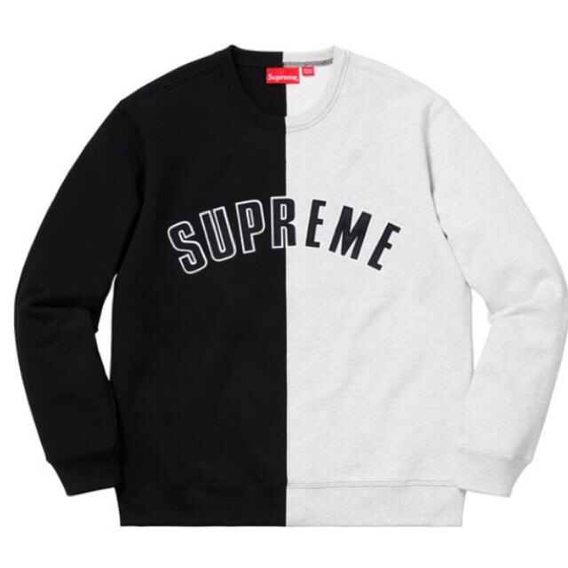 送料込 supreme split crewneck sweatshirtのサムネイル