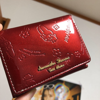 サマンサタバサ(Samantha Thavasa)のサマンサタバサ 赤 エナメル ミニ財布 マイメロ(財布)