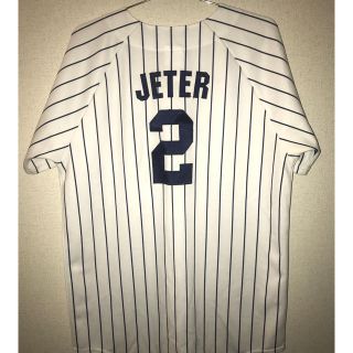 マジェスティック(Majestic)のMajestic MLB ヤンキース ベースボールシャツ #2 JETER(ウェア)