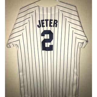 マジェスティック(Majestic)のMajestic MLB ヤンキース ベースボールシャツ #2 JETER(ウェア)