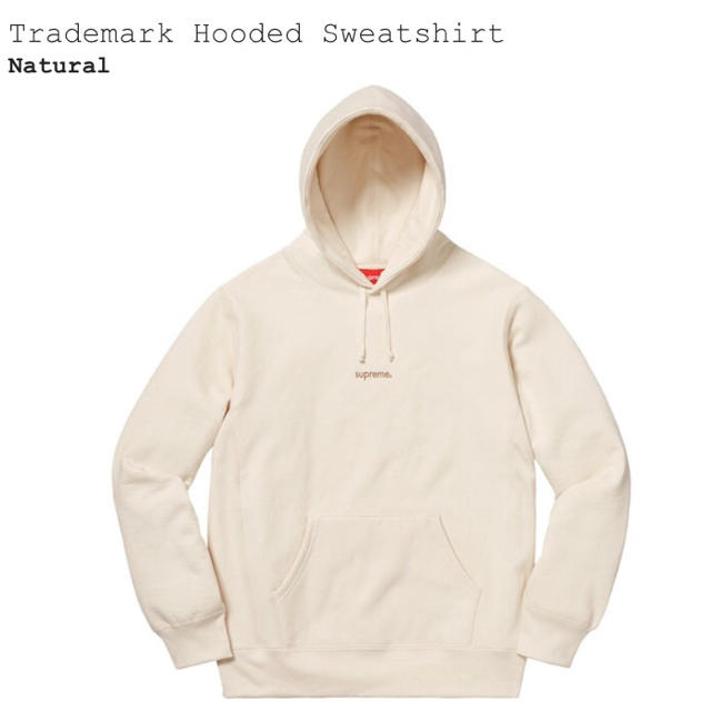 メンズsupreme trademark hooded sweatshirt