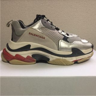 バレンシアガ(Balenciaga)の BALENCIAGA triple s 41 シルバー(スニーカー)