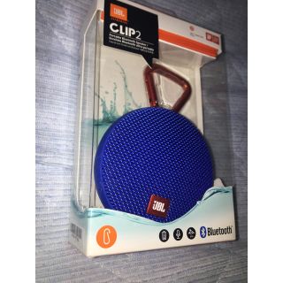 フリップ(Flip)の【美品】JBL CLIP2 Bluetoothスピーカー ブルー(スピーカー)