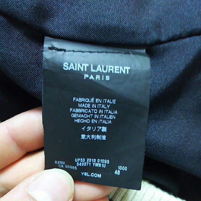 Saint Laurent(サンローラン)のサンローラン ブラッドラスター テディ スカジャン ヴァンパイア ケリングタグ  メンズのジャケット/アウター(スカジャン)の商品写真