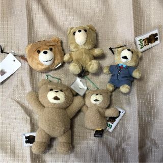 ted ぬいぐるみ キーホルダー イヤホンジャック(キャラクターグッズ)