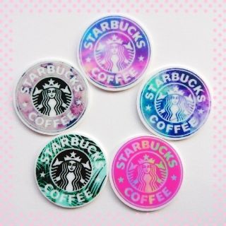 スターバックスコーヒー(Starbucks Coffee)のスタバプラパーツ (ロゴ5種類)(各種パーツ)