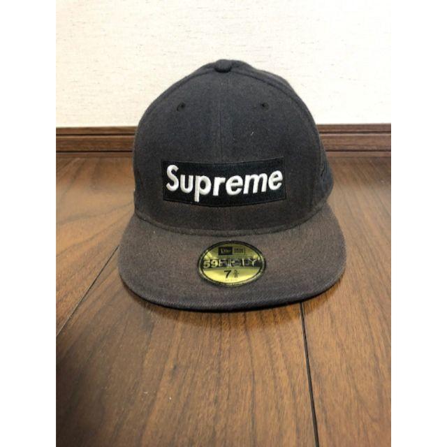 SUPREME　WOOLRICH 星条旗 キャップ 黒 7 5/8 boxlog