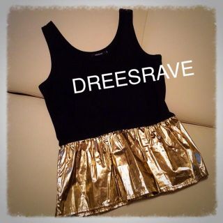 ドレスレイブ(DRESSLAVE)のDREESRAVE ゴールドタンク(タンクトップ)