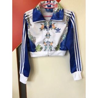 アディダス(adidas)の☆虹mama☆様専用 花柄　ショート丈　ジャージ Ｍ(トレーニング用品)