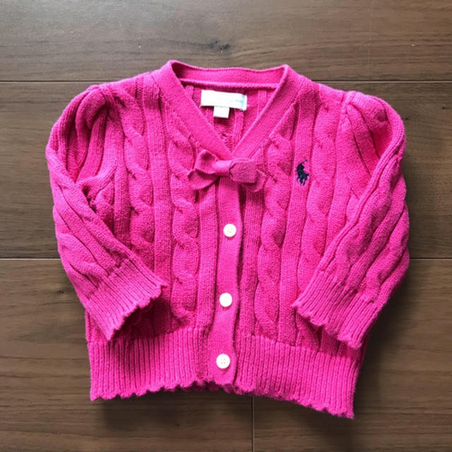 POLO RALPH LAUREN(ポロラルフローレン)のラルフローレン カーディガン 6m キッズ/ベビー/マタニティのベビー服(~85cm)(カーディガン/ボレロ)の商品写真