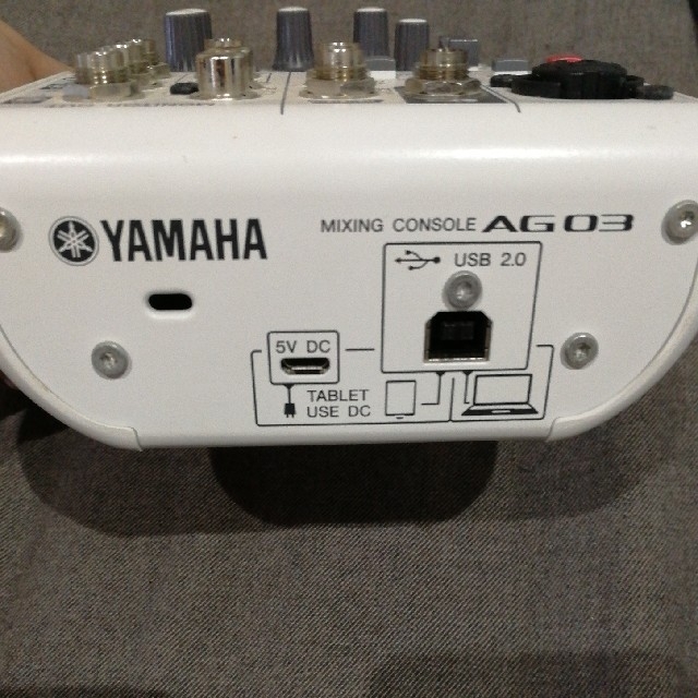 ヤマハ(ヤマハ)のYAMAHA AG03 ウェブキャスティングミキサー 楽器のレコーディング/PA機器(ミキサー)の商品写真