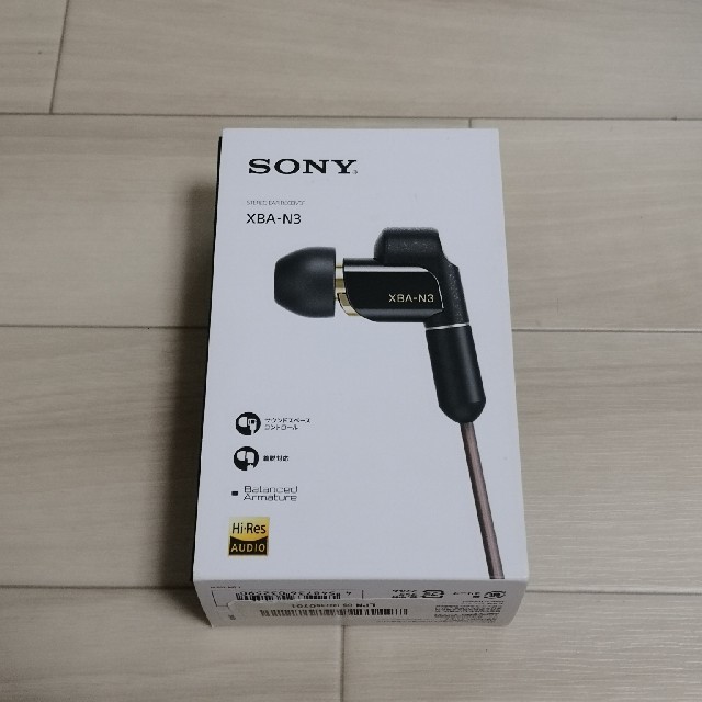 SONY(ソニー)のSONY イヤホン XBA-N3 スマホ/家電/カメラのオーディオ機器(ヘッドフォン/イヤフォン)の商品写真