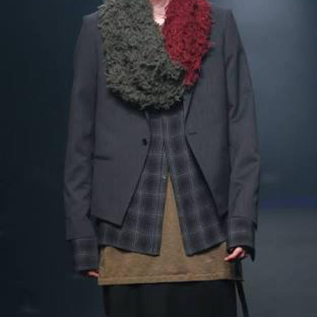 LAD MUSICIAN(ラッドミュージシャン)のLAD MUSICIAN 2013aw ノーカラーチェックシャツ  メンズのトップス(シャツ)の商品写真