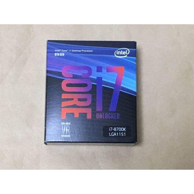 Intel Core i7-8700K 6コア12スレッド 4.7GHz
