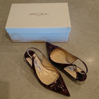 ジミーチュウ(JIMMY CHOO)のsale！JIMMY CHOO パテント バックスリングパンプス(ハイヒール/パンプス)