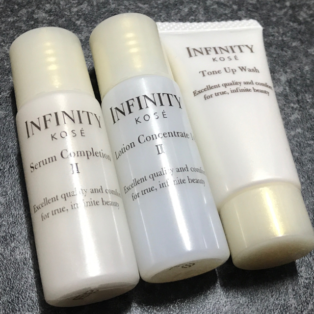 Infinity - コーセー インフィニティ サンプル 化粧水 乳液 洗顔フォームの通販 by A#p#O#R#｜インフィニティならラクマ