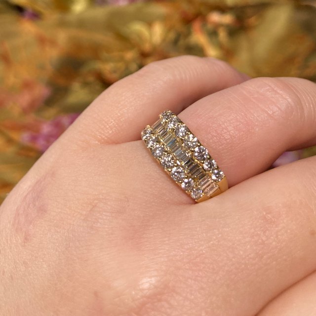 K18 YG ダイヤモンドリング  2.00ct   レディースのアクセサリー(リング(指輪))の商品写真